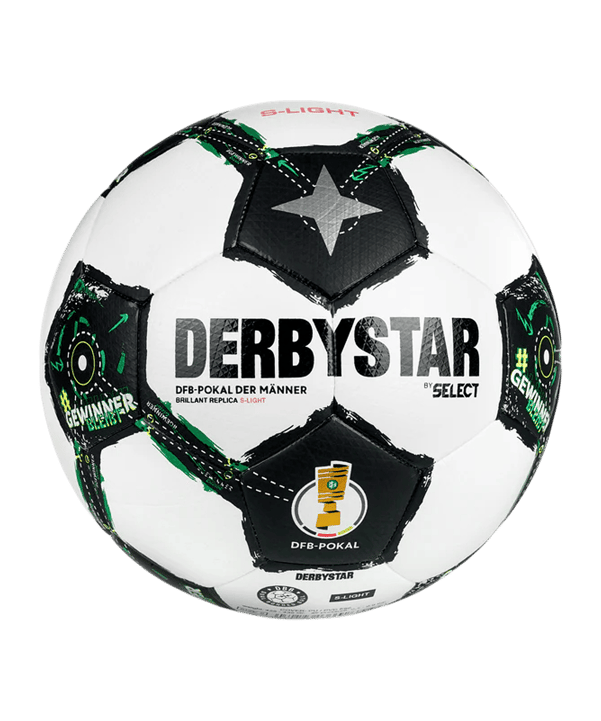 Derbystar DFB Brillant Replica S-Light V25 Trainingsball Weiß - weiss