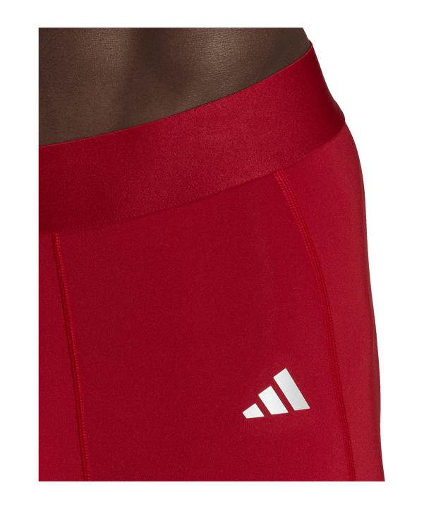 adidas Techfit Aeroready Pantaloni intimi Rosso - rosso