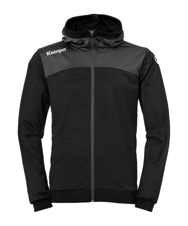 Kempa Emotion 2.0 Kapuzenjacke Kids Schwarz F01 - schwarz