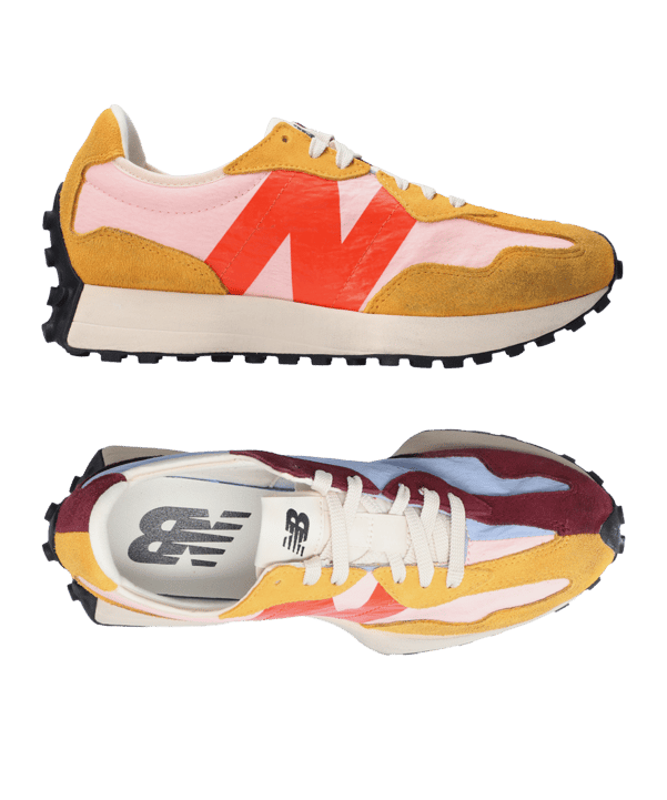New Balance 327 Gelb Rosa FVN - gelb