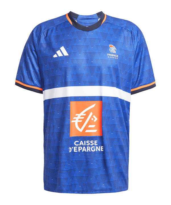 adidas FFF Frankreich Handball Trikot 2026 Blau - blau