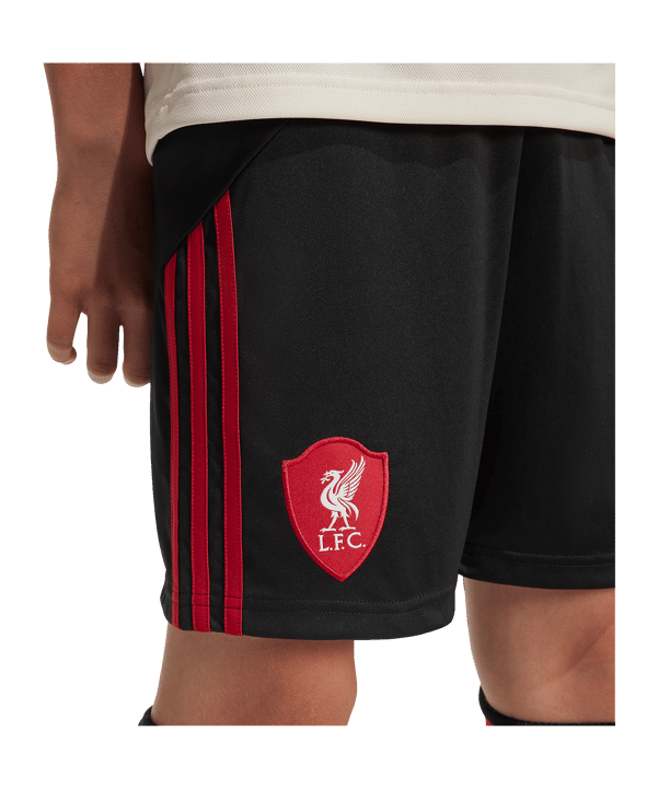 adidas FC Liverpool Short Away 2025/2026 Kids Schwarz - schwarz