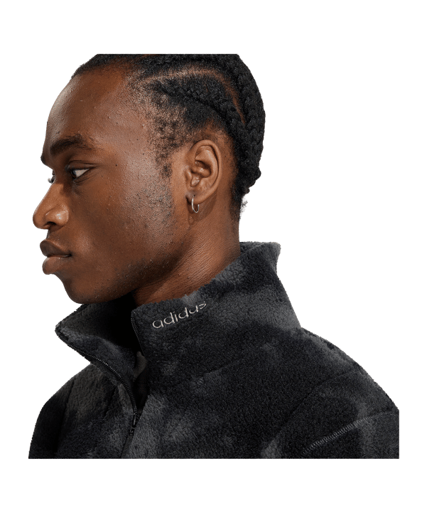 adidas Originals Camo Polarfleece Track Giacca Nero - nero
