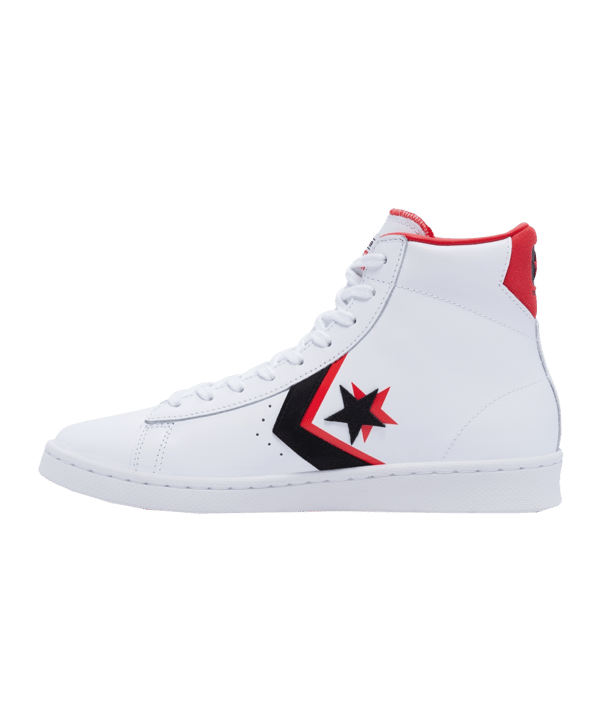 Converse Pro Leather High Sneaker Weiss Schwarz - weiss
