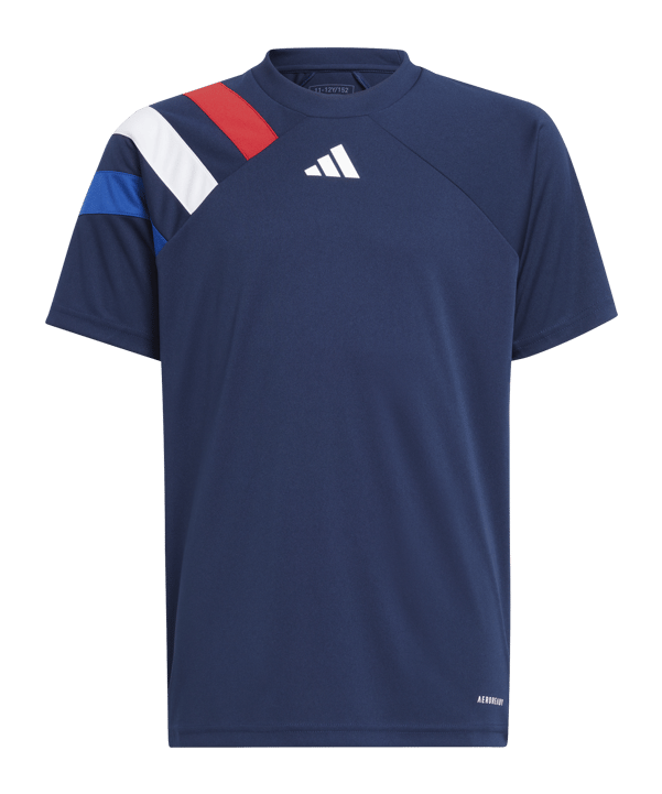 adidas Fortore 23 Trikot Kids Blau Rot Weiss - blau