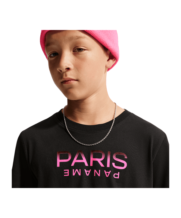 Nike Paris Saint-Germain City T-shirt Bambini Nero C010 - nero
