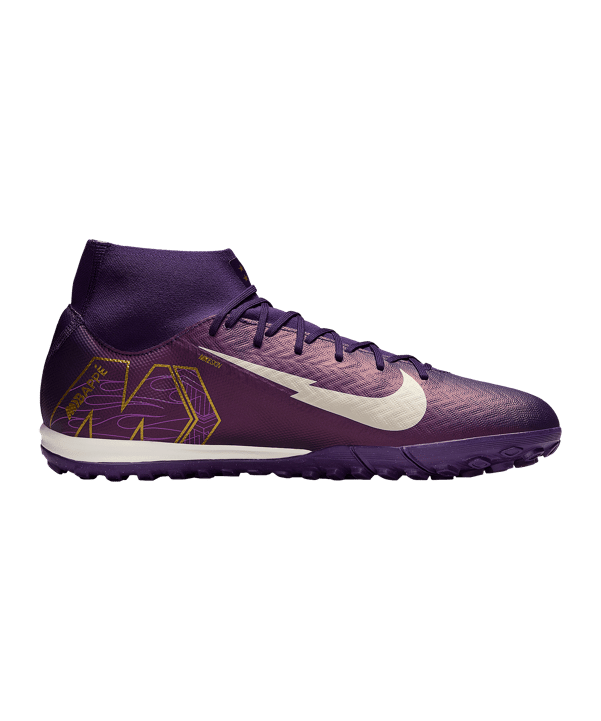Nike Air Zoom Mercurial Superfly X Academy TF Kylian Mbappe Signature Lila F500 - lila