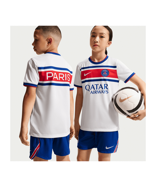 Nike FC Paris Saint-Germain Prematch T-shirt 2026/2027 Kids Wit K101 - wit