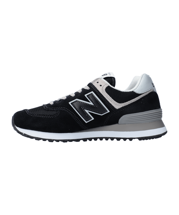 New Balance 574 Damen Schwarz Weiss FEVB - schwarz