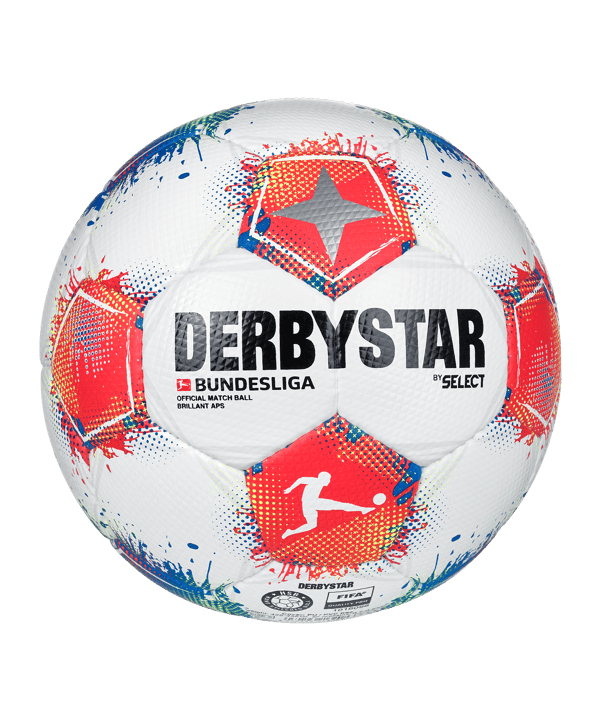 Derbystar Bundesliga Brillant APS v25 Spielball Weiß - weiss