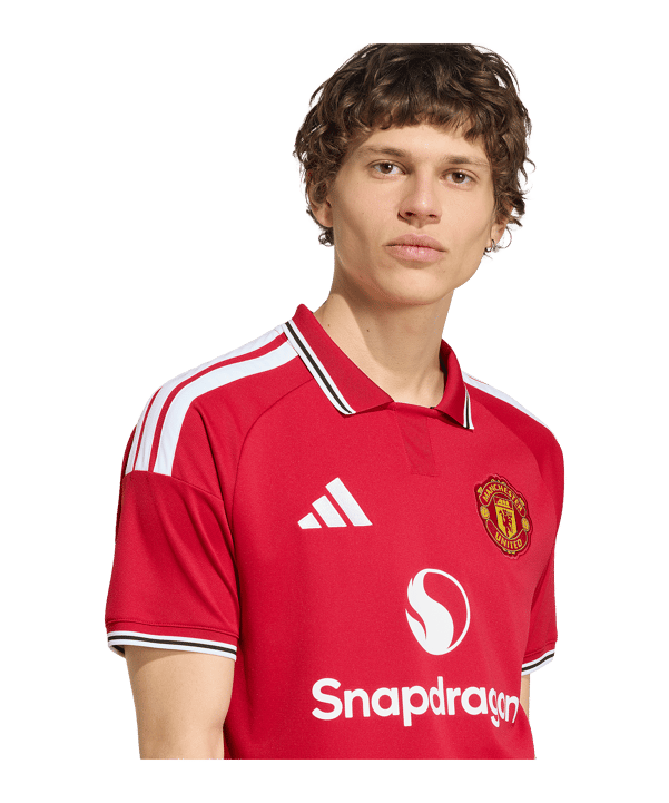 adidas Manchester United Trikot Home 2026/2027 Rot - rot