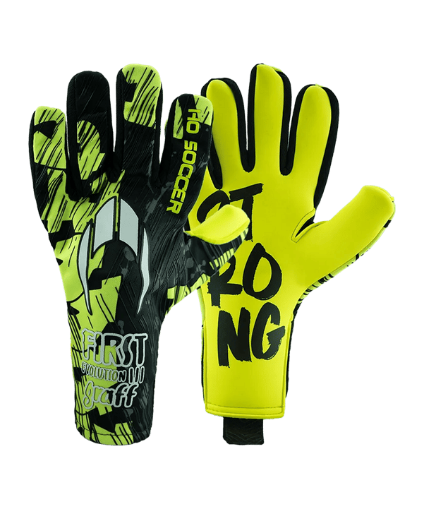 HO Soccer First Evolution III NG Torwarthandschuhe Gelb - gelb
