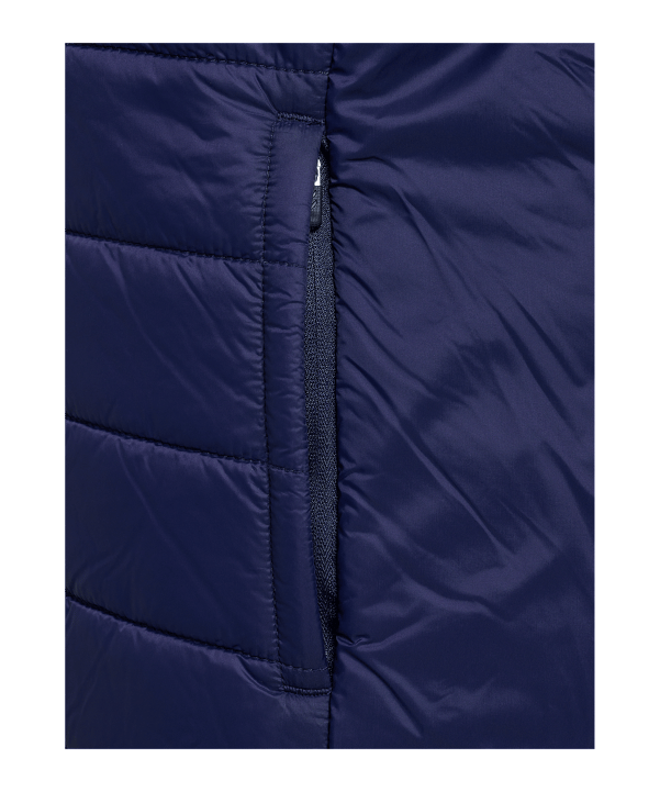 Hummel Go Quilted Kapuzenjacke Damen Blau F7026 - blau