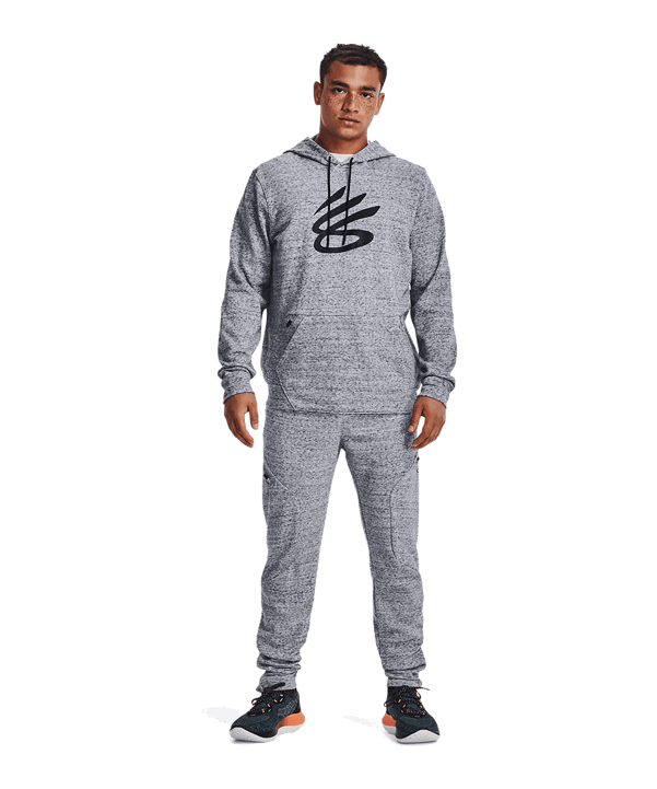 Under Armour Curry Pullover Hoody Silber F011 - silber