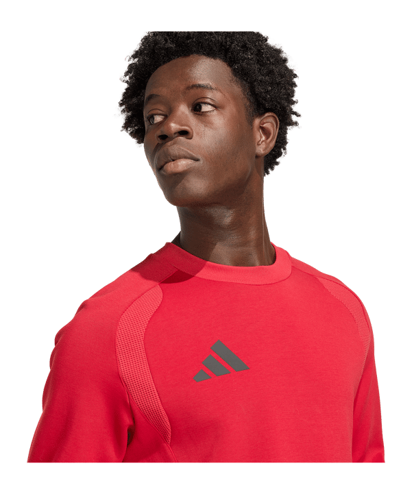 adidas Tiro Travel Sweatshirt Rot - rot
