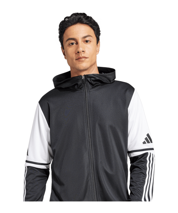 adidas Squadra 25 Kapuzenjacke Schwarz - schwarz