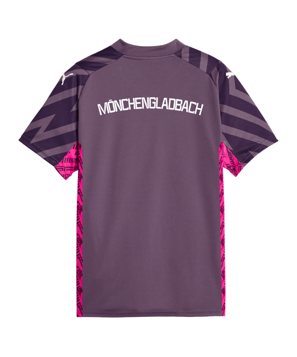 PUMA Borussia Mönchengladbach Torwarttrikot 2023/2024 mit Sponsor Lila F04 - lila