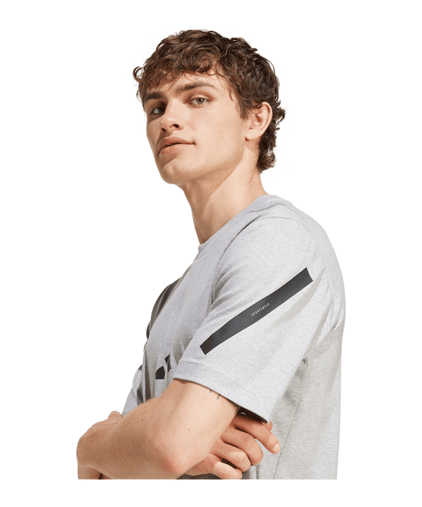 adidas Z.N.E. T-Shirt Grau - grau