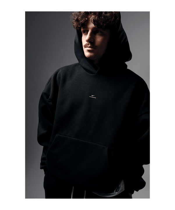 Nike Standard Issue Secondary Brushed Hoody Zwart K010 - zwart