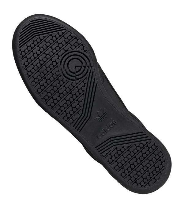 adidas Originals Continental 80 Sneaker Schwarz - schwarz