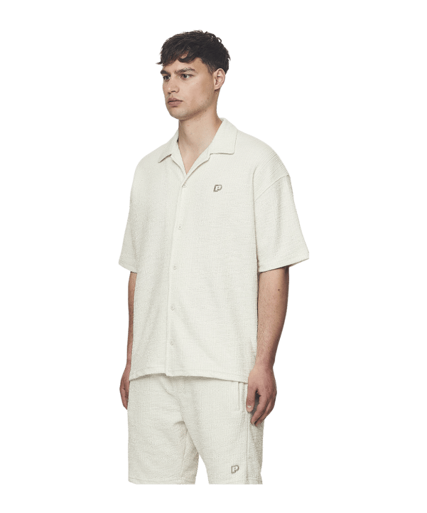 Pegador Libco Structured Knit T-Shirt Beige - beige