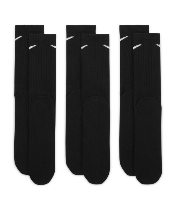 Nike Everyday Lightweight 3er Pack Socken F010 - schwarz
