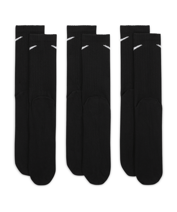 Nike Everyday Lightweight 3er Pack Socken F010 - schwarz