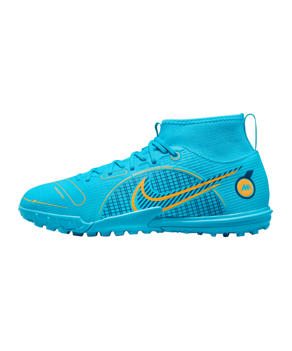 Nike Jr Mercurial Superfly VIII Blueprint Academy Kids Blau F484 - blau