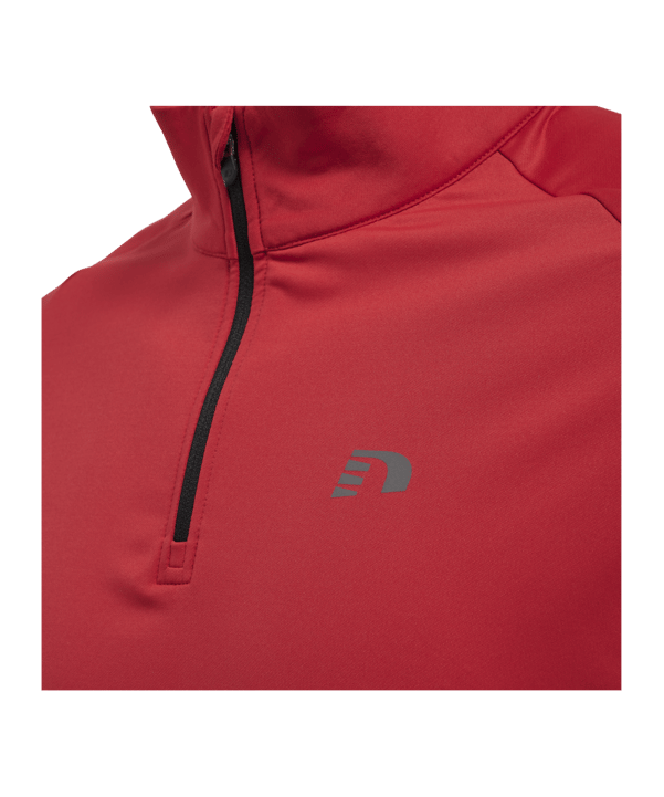 Newline Core HalfZip Sweatshirt Running Rot F3365 - rot