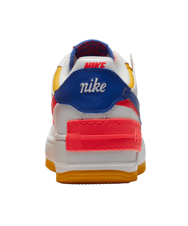 Nike Air Force 1 Shadow Damen Weiss Blau Pink F105 - weiss