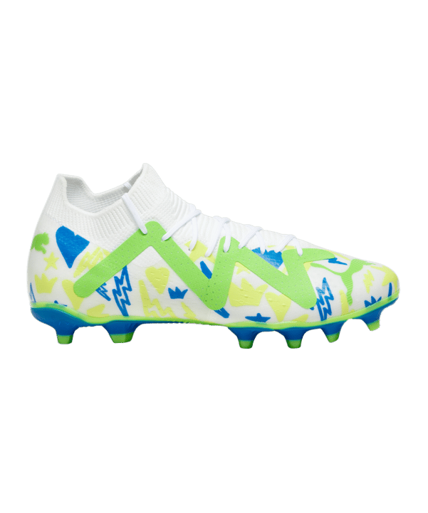 PUMA FUTURE Match FG/AG NJR Institute Weiss Blau F01 - weiss