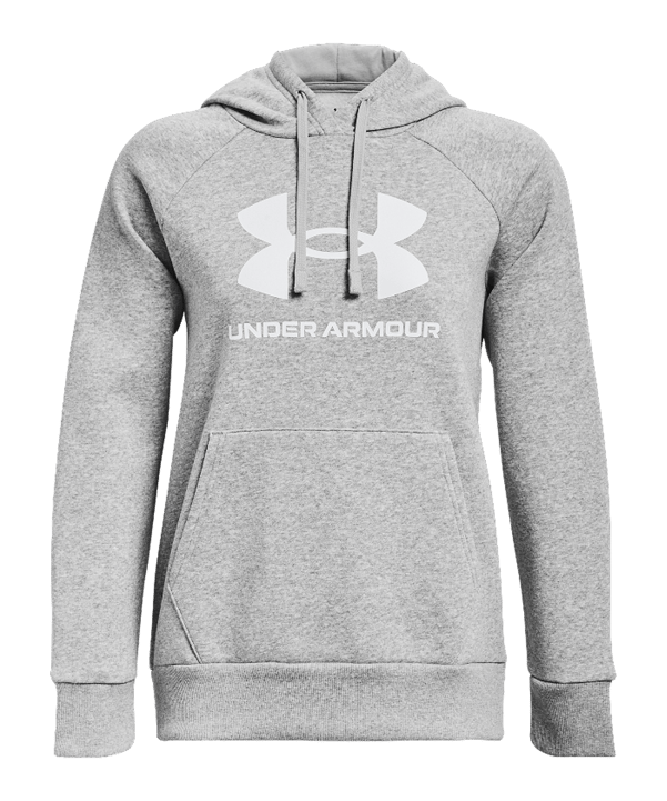 Under Armour Rival Fleece Big Logo Hoody Damen Grau F012 - grau