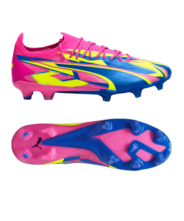 PUMA ULTRA Ultimate FG/AG Energy Pink Blau Gelb F01 - pink