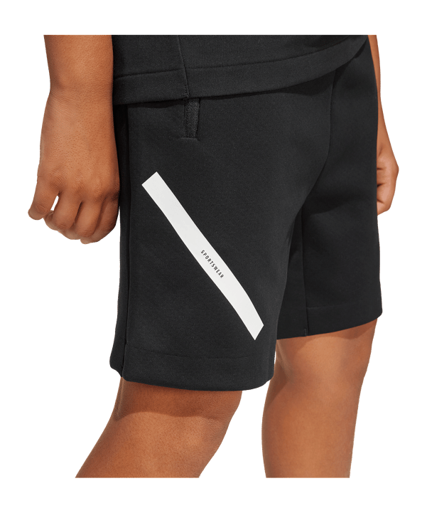 adidas Z.N.E. Short Kids Schwarz - schwarz