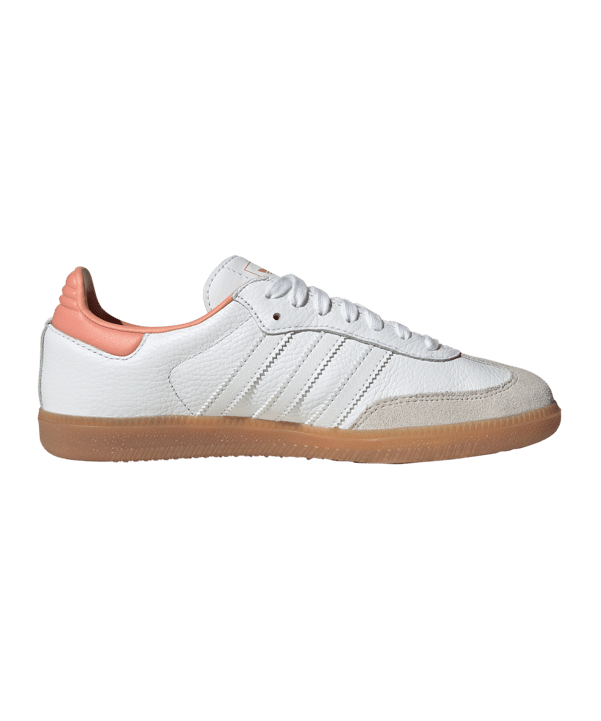 adidas Originals Samba OG Damen Weiss Rot Beige - weiss