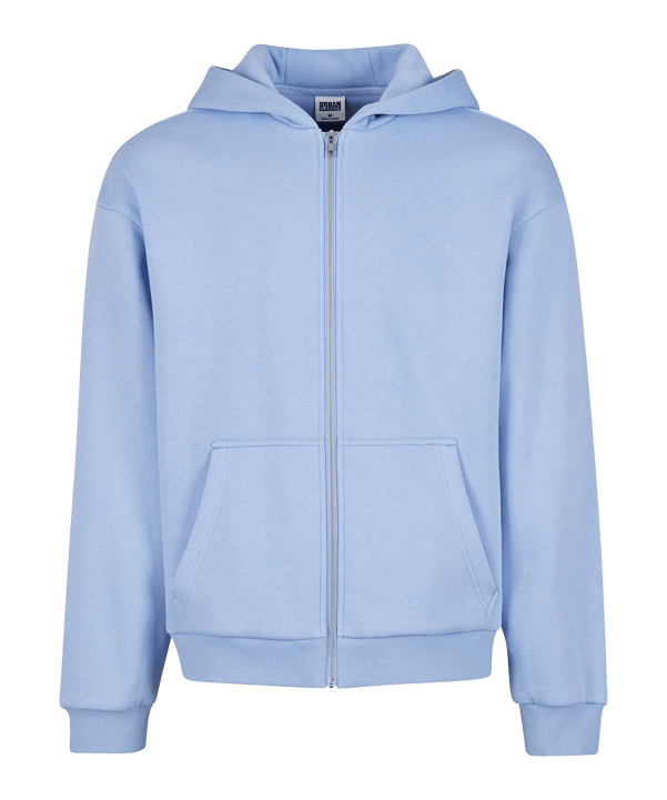 Urban Classic Fluffy Kapuzenjacke Blau - blau