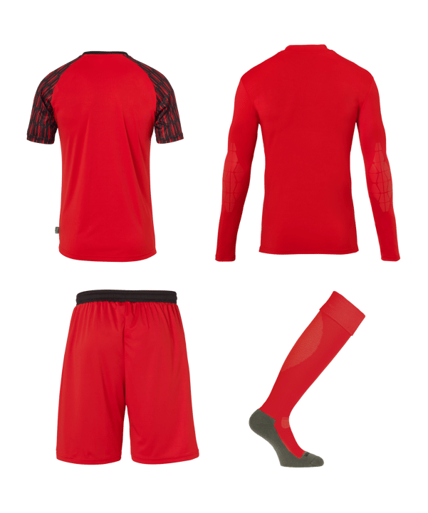 uhlsport Reaction Torwartset Kids Rot Schwarz F04 - rot