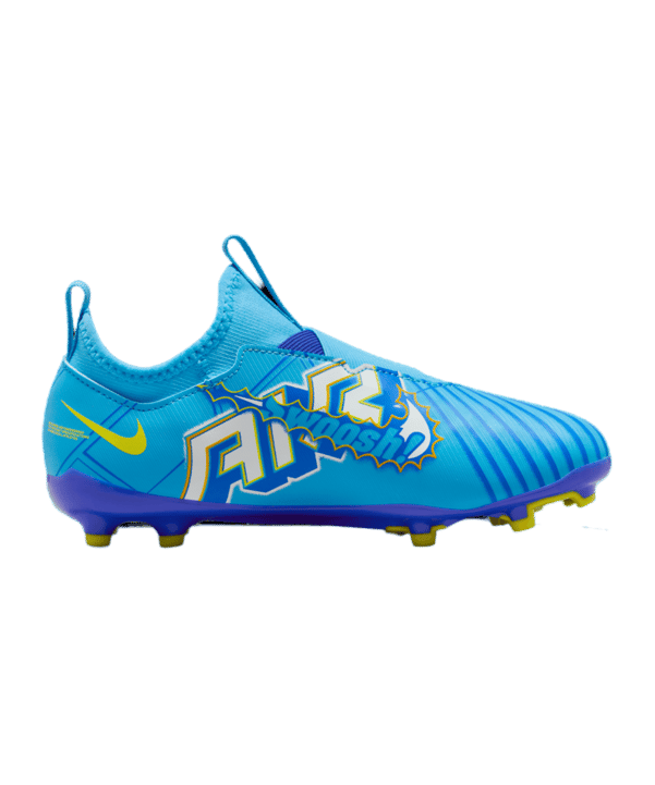 Nike Jr Air Zoom Mercurial Vapor XV Academy FG/MG Mbappe Signature Kids Blau F400 - blau