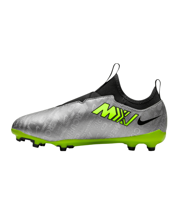 Nike Jr Air Zoom Mercurial Vapor XV Academy FG/MG FG/MG Kids Silber Gelb F060 - silber