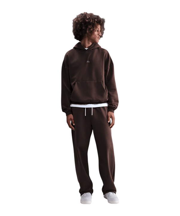 Nike Secondary Brushed Open Hem Hose Braun F237 - braun