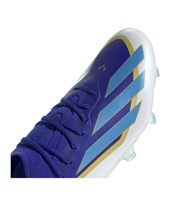 adidas X Crazyfast Elite FG Messi SPARK GEN10S Blau Blau Weiss - blau