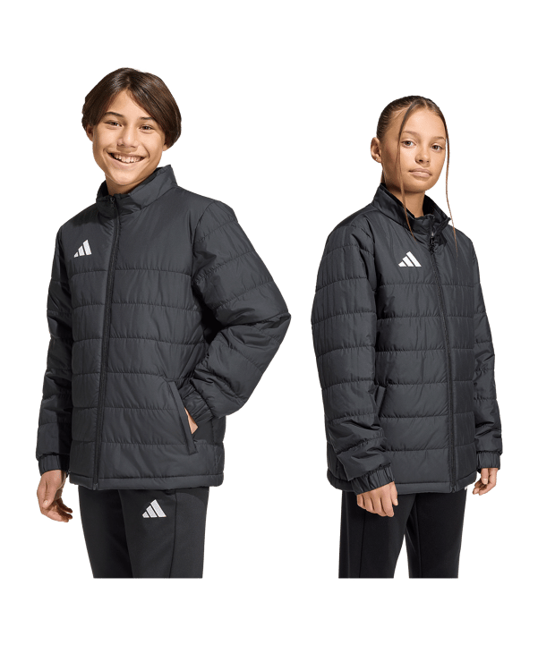 adidas Entrada 26 Winterjacke Kids Schwarz - schwarz