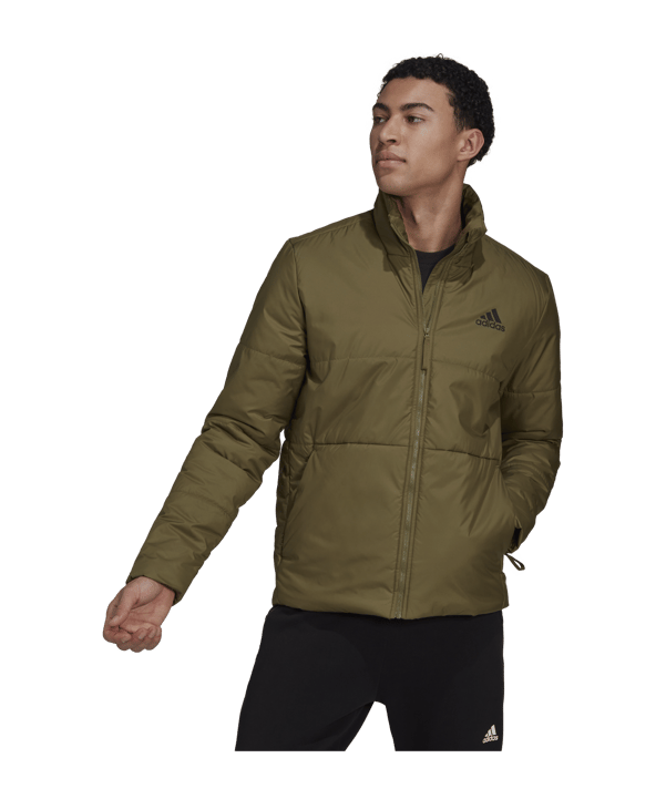 adidas 3S Jacke Grün - gruen