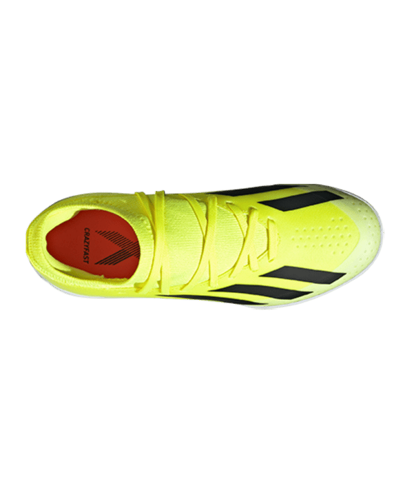 adidas X Crazyfast League IN Halle Solar Energy Kids Gelb Schwarz Weiss - gelb