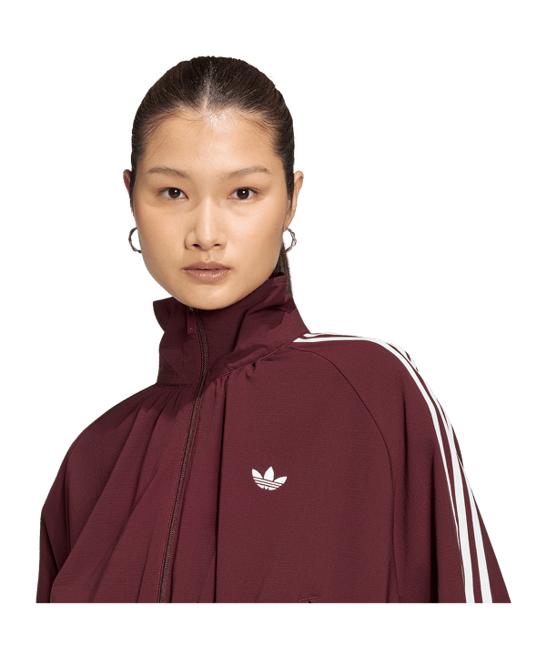 adidas Originals Blousy Oversized Giacca Donna Rosso - rosso