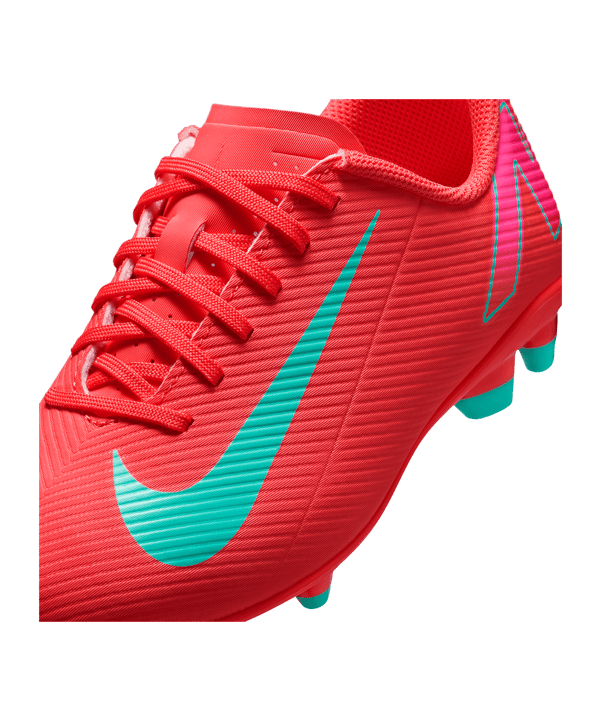 Nike Jr Air Zoom Mercurial Vapor XVI Club MG Mad Energy Kids Rot F800 - rot