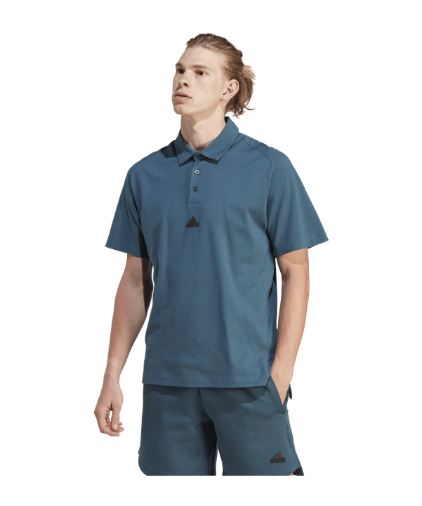 adidas Poloshirt Türkis - tuerkis