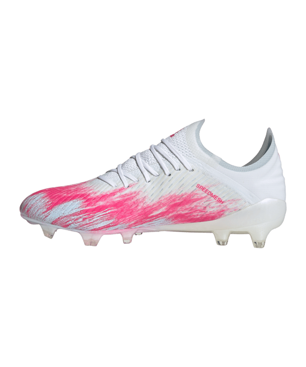 adidas X Uniforia 19.1 FG Weiss Pink - weiss