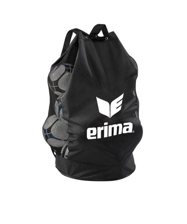 Erima Ballsack für 18 Bälle Schwarz Weiss - schwarz
