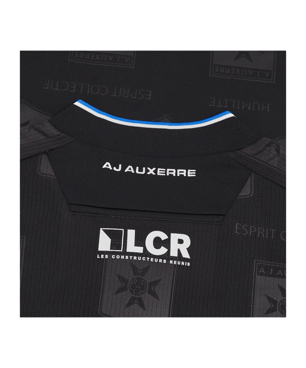 Macron AJ Auxerre Trikot Away 2024/2025 Schwarz - schwarz